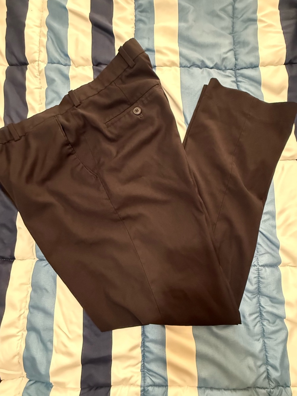 Perry Ellis Men's Black Dress Pants